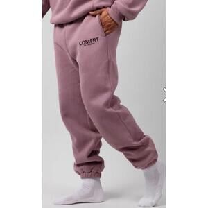 Comfrt Unisex Sweatpant Orchid Purple Pink Sz L Anxiety Relax NEW’